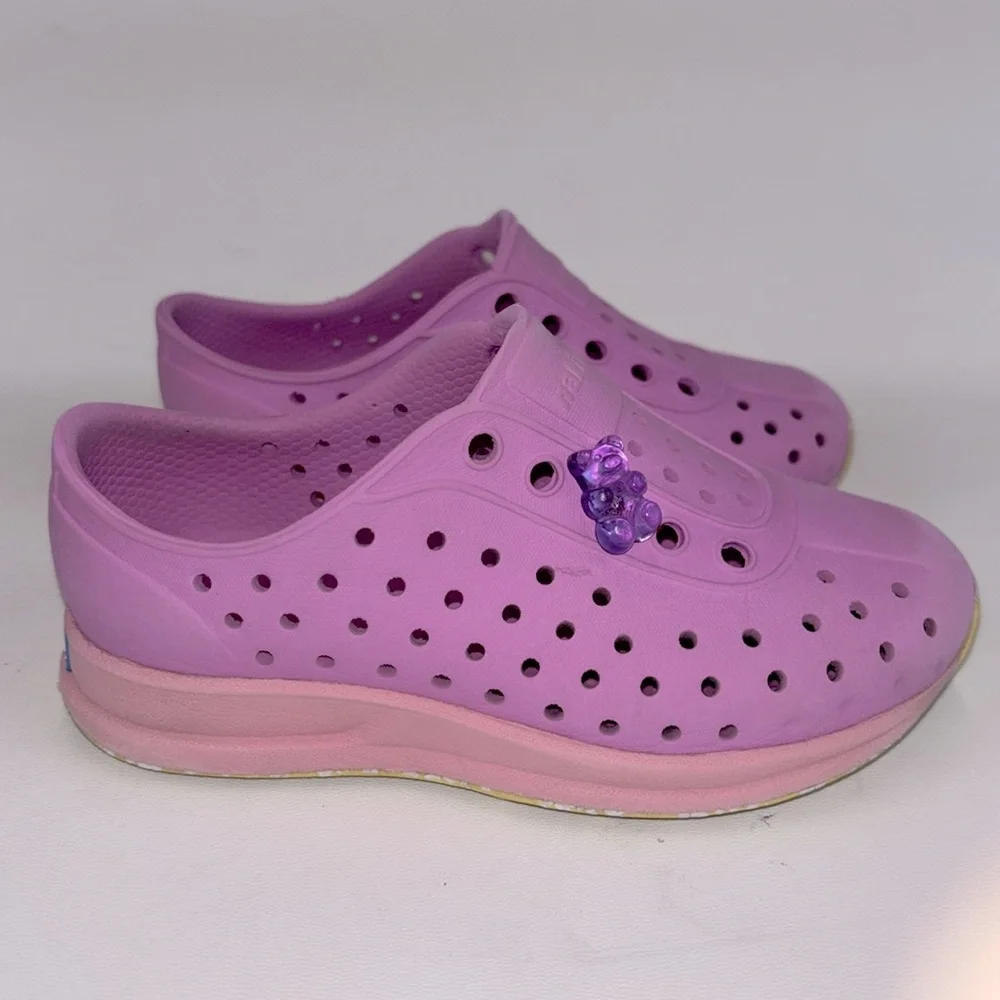 NATIVE Robbie Sugarlite SlipOn Waterproof Shoes Purple/Pink Kids Size C8